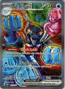 Palafin ex Holofoil 151/131 Special Illustration Rare SV: Prismatic Evolutions - Picture 1 of 1