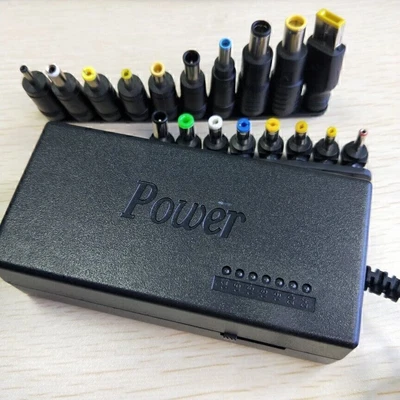 Universal Laptop Netzteil 12V - 19V 19,5V 20V 24W 2A - 5A 90W / 96W 13 Stecker - Bild 1 von 4
