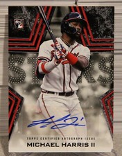 2023 Topps Series 1 Michael Harris II Baseball Stars Black rookie auto /199
