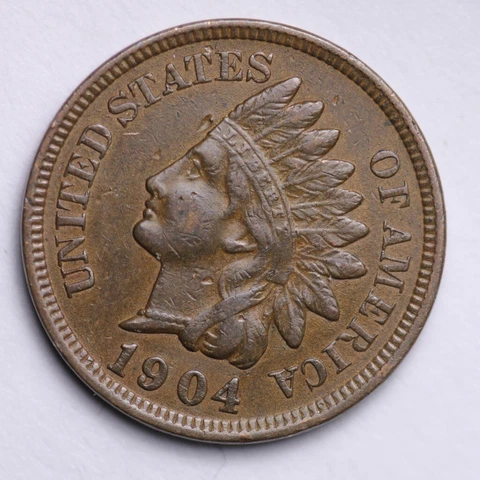 1904 Indian Head Cent Penny NICE VF / XF Sharp LIBERTY -- FREE SHIPPING ** Cover