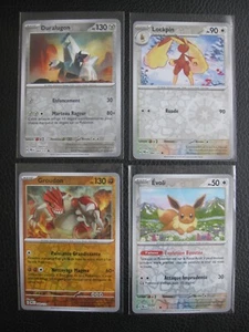 4 CARTES POKEMON REVERSE EVOLUTIONS PRISMATIQUES EV8.5 FR - Afbeelding 1 van 8