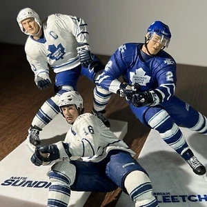 NHL : Toronto Maple Leafs - Lot of 3x Mixed Jerseys Hockey Figures - McFarlane - Picture 1 of 21