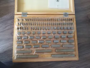 Precision Metric Gauge Block (112 pcs) Class 1 Top Grade ! Endmass Satz USSR! - Picture 1 of 6