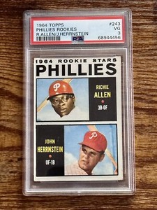 1964 Topps Richie DICK ALLEN (RC) Rookie Stars #243 PSA 3 Phillies