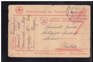 AK Kriegsgefangene WW1 Rotes Kreuz UNGARN Mezőszentgyörgy WY782 - Bild 1 von 1