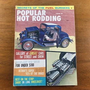 Popular revista Hot Rodding febrero 1963 Ford cupé 1930 muy buen estado - Imagen 1 de 11