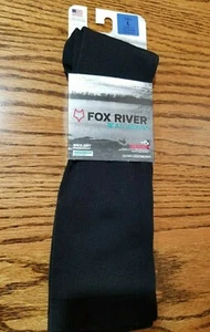 Fox River - Over the Calf Socks - BLACK - Ultra Light Diabetic Fatigue - NEW - Picture 1 of 12