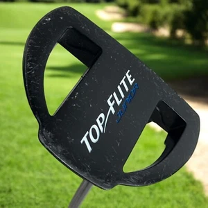 Top Flite Putter Junior Kids Youth Blue Black Right Handed Mallet Golf Club ~31 - Picture 1 of 8
