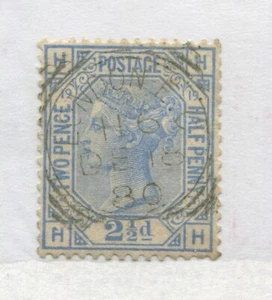 QV 1880 2 1/2d Plate 19 HH used - Picture 1 of 1