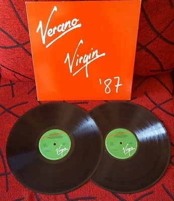 Spain PROMO 2-LP 1987: SIMPLE MINDS Peter Gabriel GARY MOORE The Cult BOY GEORGE - Image 1 of 4