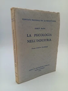 La Psicologia nell'industria Nuove tecniche direzionali di Mason Haire anno 1959 - Picture 1 of 6