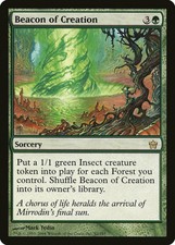 Beacon of Creation Fifth Dawn NM Green Rare MAGIC THE GATHERING CARD ABUGames