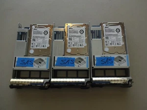 Dell AL13SXB30EN 300GB,15000 RPM,2.5 inch Hard Drive-0RVDT, set of 3 in carriers - Photo 1/3