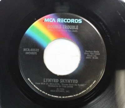 Rock 45 Lynyrd Skynyrd - Double Trouble / Roll Gypsy Roll On MCA - Image 1 of 2
