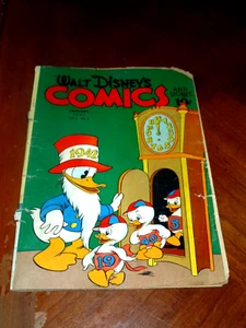 WALT DISNEY'S COMICS AND STORIES #28 (1943) FAIR cond. BUETTNER cv C-FLD MISS - Picture 1 of 6
