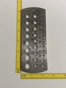 Starrett 187 drill gauge New Old Stock VTG Hardware Store Find Machinist Tool - Picture 1 of 12