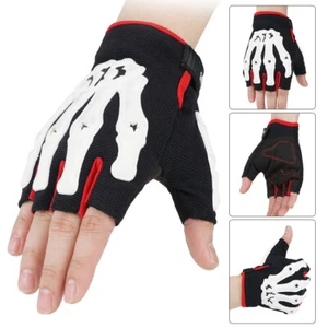 Half Finger Cycling Gloves Motorcycle Sports Gloves Mountain Bike Bicycle Gloves - Picture 1 of 14