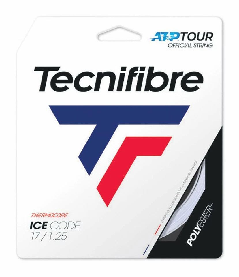 Tecnifibre Ice Code Tennisschnur - 1,25 mm/17G - 12 m Set - weiß - IceCode