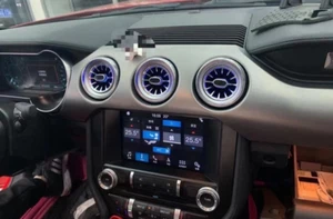 2015-2021 Ford Mustang LED -A/C Armaturenbrett Klimaanlage Turbine Lufteinlass - Bild 1 von 4