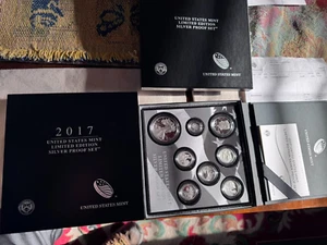2017 Limited Edition Silver Proof Set ultra-low mintage 2017 San Francisco Proof - Picture 1 of 5