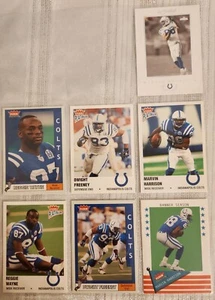 Colts 7 card lot 2003 NFL Fleer Card NM Plastic Sheet M. Harrison D. Freeney A2C - Picture 1 of 8