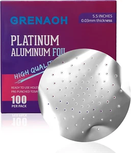 Hookah Foil Pre Punched Hookah Aluminum Foil & Heavy Duty Pre-Poked Hookah Foil - Picture 1 of 12