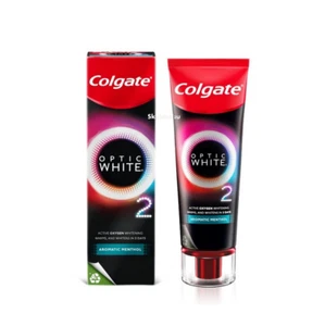 Pack of 2 COLGATE Optic White O2 Active Oxygen Whitening Toothpaste 85g - Picture 1 of 11