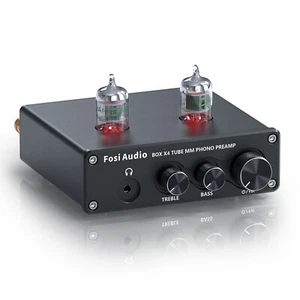 Fosi Audio BOXX4 Phono Vorverstärker Kopfhörer Verstärker Hi-Fi für Plattenspieler Phonograph - Bild 1 von 7