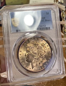 1886 $1 Morgan Silver Dollar - Picture 1 of 6