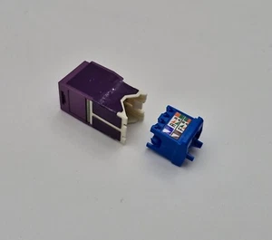 Jack Module Panduit Mini-Com TX6A UTP - CJ6X88TGVL - Picture 1 of 4