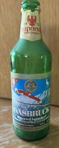 1976 Winter Olympics INNSBRUCK Logo 12 OZ. Beer Bottle Austrian Lager Beer