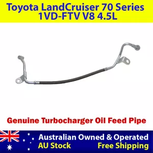 Línea de alimentación de aceite turbo genuina para Toyota LandCruiser serie 70 1VD-FTV V8 4,5 L - Imagen 1 de 7