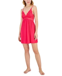 INC Womens Lace Cup Chemise Hot Magenta Size XS - Picture 1 of 1