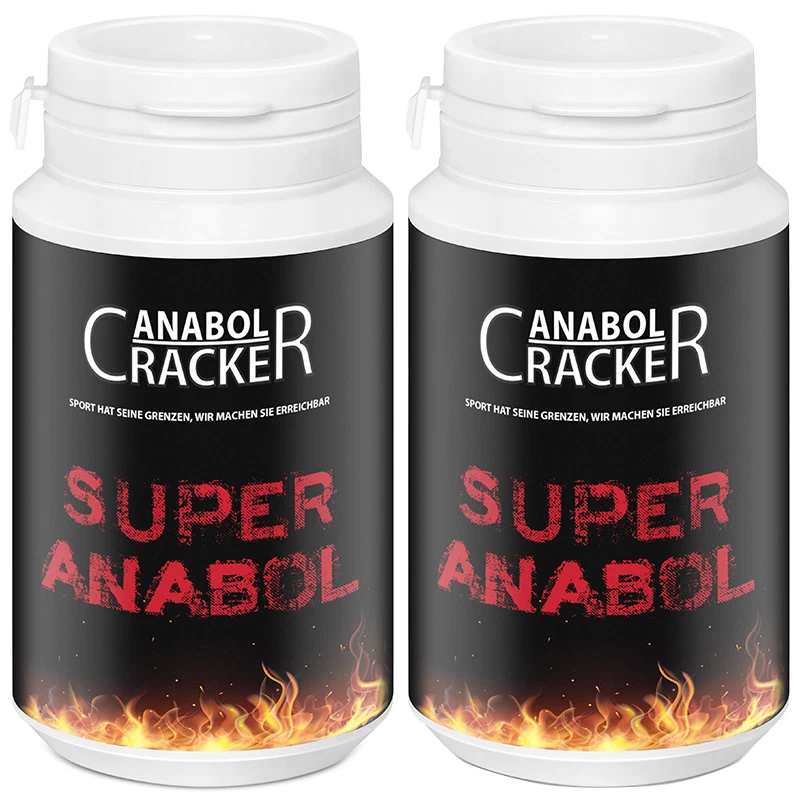 2X SUPER ANABOL - 200 Kapseln / bestes Anabolika / Testosteron