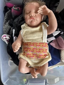 Reborn Baby Dolls Realistic Children's First Doll Lifelike Cloth Body 17” - Picture 1 of 13