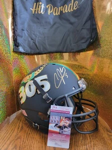 RARE! ANDRE JOHNSON AUTHENTIC FULL SIZE HELMET AUTOGRAPH MIAMI 305 AREA CODE JSA - Picture 1 of 4