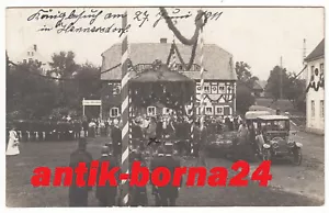 AK Hennersdorf Kamenz König von Sachsen Friedrich August III. 1911 Gasthof A45 - Bild 1 von 3