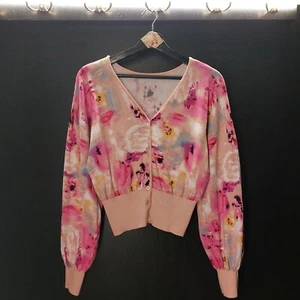 Cárdigan Twinset Actitude multicolor manga larga botones - Imagen 1 de 9