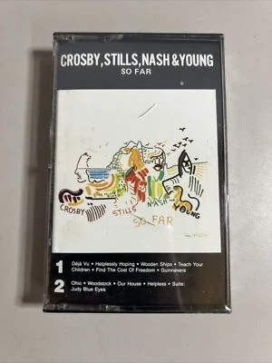 "SEALED" CROSBY STILLS NASH & YOUNG "SO FAR" Cassette NEW OLD STOCK CS 19119 - Image 1 of 2