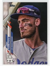 2020 Topps Series 1 Cody Bellinger Super Short Print Image Variation !!!