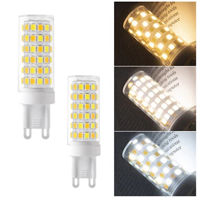 1x 4x 10x 220V Tricolor 5​W - 15W G9 Mini LED Corn Bulb 3000-6000K Light Lamps - Image 1 of 4