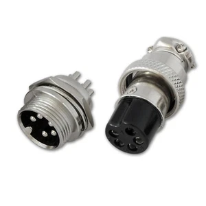 5 Pin Female & Male Microphone Connector for CB Radio Ham Plug - Picture 1 of 23