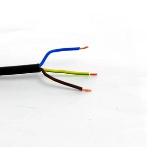 Cable de alimentación de PVC 3x 1,00 mm² negro H03VV manguera 3G1,00 - Imagen 1 de 1