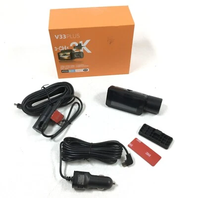 Rexing V33 3 Channel Dashcam w/ Front and Cabin Camera (605905) - Image 1 of 4