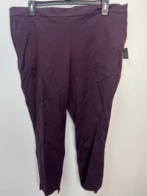 Pantalones Ponte Worthington Púrpura Vino Ultra Elastizados Pantalones Para Mujer Talla XXL Foto 1 de 4