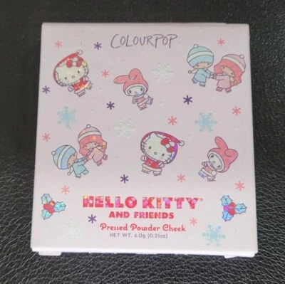 COLOURPOP HELLO KITTY PRESSED POWDER BLUSH CHEEK AT FROST SIGHT BNIB Sealed - Image 1 of 2