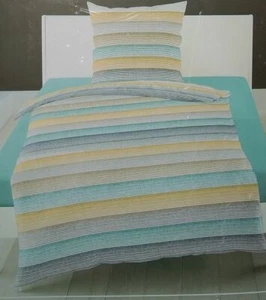 Bierbaum Baumwoll-Mako-Satin Wende Bettwäsche Set 135 x 200 cm Design 3540 Candy - Bild 1 von 1