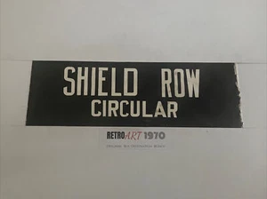 Stanley County Durham Destination Bus Blind 32"- Shield Row Circular - Foto 1 di 12