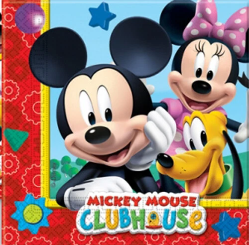 Disney Mickey Mouse Clubhouse Party Paper Napkins - Children's Party Supplies - Image 1 of 1