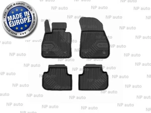 NEW LHD BLACK RUBBER FLOOR MATS ALL WEATHER FOR BMW F40 2019- 1 SERIES 4DOOR - Picture 1 of 4
